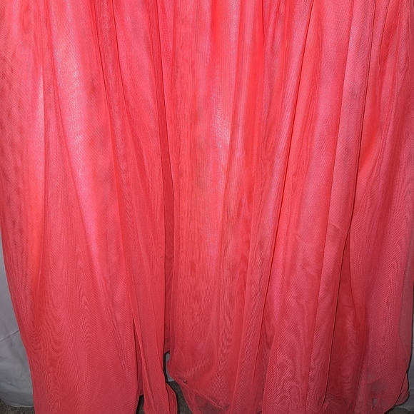 Deb Coral Prom Dress with Jewel Accents - Picture 4 of 8
